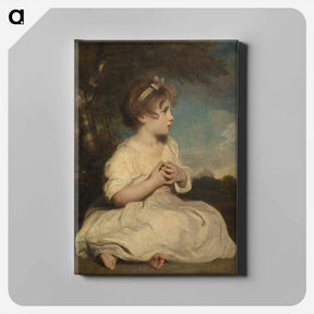 アートパネル-The Age of Innocence - ジョシュア レノルズ Canvas.