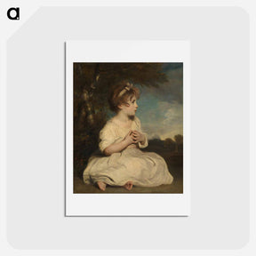アートポストカード-The Age of Innocence - ジョシュア レノルズ Postcard.