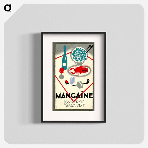 Mangaïne: Dyspepsie, Tabagisme
 - National Library of Medicine Poster.