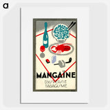 アートポスター-Mangaïne: Dyspepsie, Tabagisme
 - 国立医学図書館 Poster.