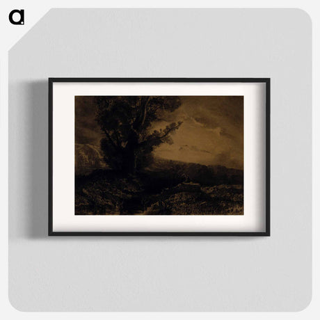 アートポスター-Landscape - オディロン ルドン Poster.