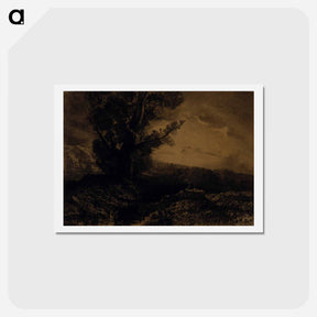 アートポストカード-Landscape - オディロン ルドン Postcard.