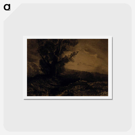 アートポストカード-Landscape - オディロン ルドン Postcard.