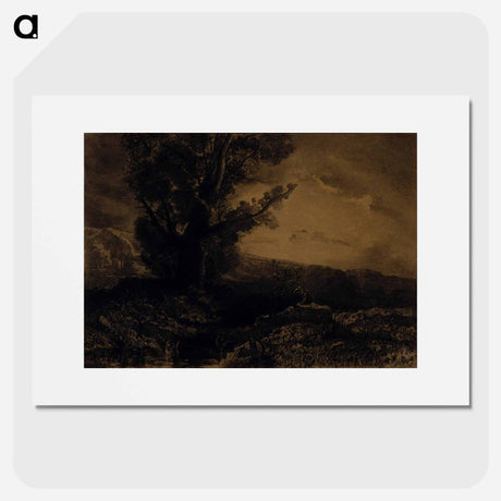 アートポスター-Landscape - オディロン ルドン Poster.