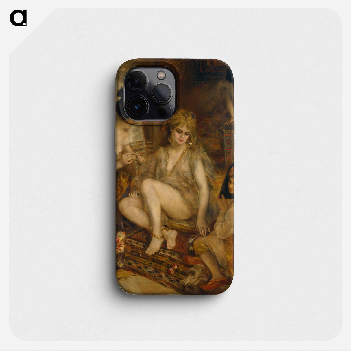 Parisiennes in Algerian Costume or Harem - Pierre-Auguste Renoir Phone Case.