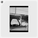 アートポストカード-Automobiles in Storage
 - ラッセル リー Postcard.