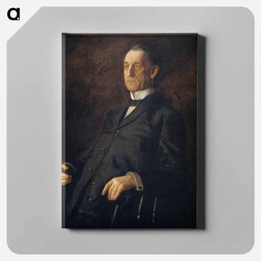 アートパネル-Portrait of Asburyh W. Lee - トーマス エイキンズ Canvas.
