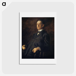 アートポストカード-Portrait of Asburyh W. Lee - トーマス エイキンズ Postcard.