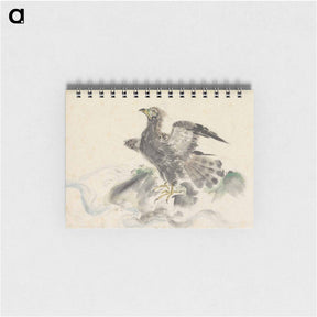 アートメモ帳-Roofvogel op rots - 歌川 国芳 Memo.