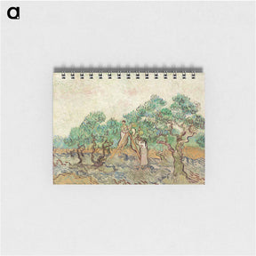 アートメモ帳-The Olive Orchard - フィンセント ファン ゴッホ Memo.