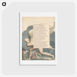 アートポストカード-Young's Night Thoughts, Page 26, Measuring His Motions by Revolving Spheres - ウィリアム ブレイク Postcard.