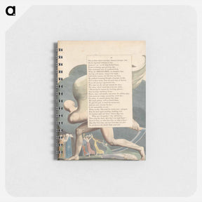 アートメモ帳-Young's Night Thoughts, Page 26, Measuring His Motions by Revolving Spheres - ウィリアム ブレイク Memo.