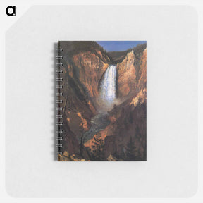 アートメモ帳-Lower Yellowstone Falls - アルバート ビアスタット Memo.