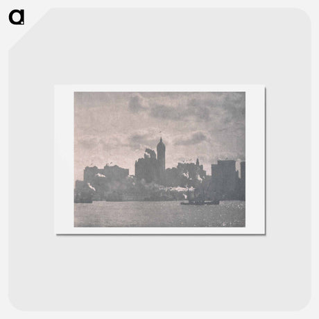 アートポストカード-Lower Manhattan - アルフレッド スティーグリッツ Postcard.