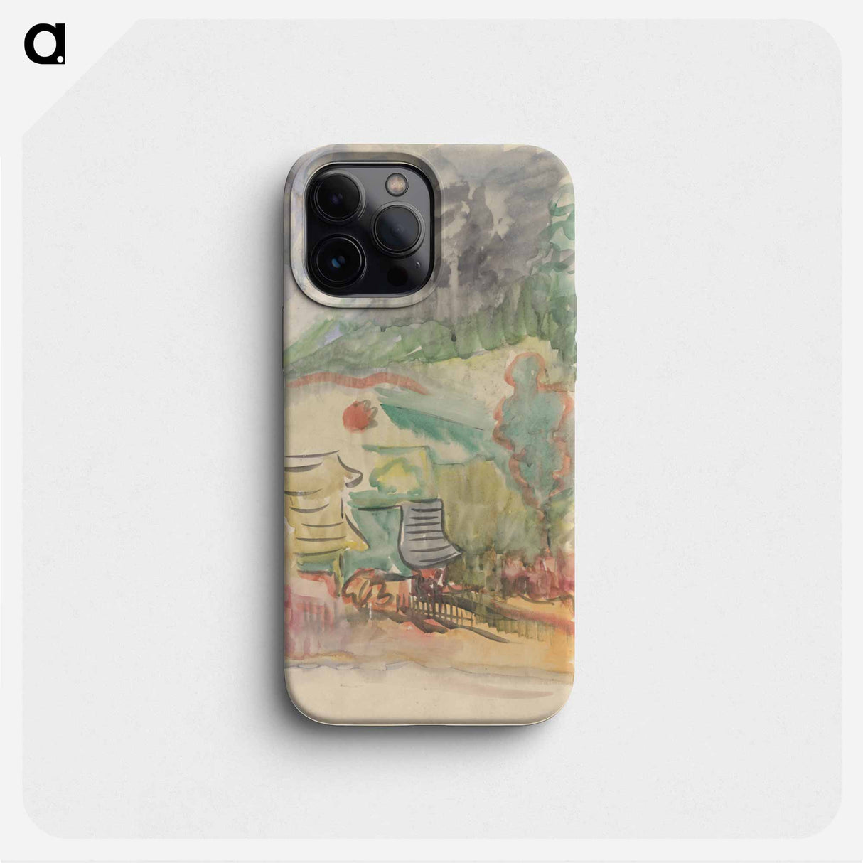 Village motif - アーノルド ピーター ワイズ クビンチャン Phone Case.