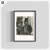 アートポスター-The Two Connoisseurs - エドガー ドガ Poster.