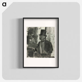 アートポスター-The Two Connoisseurs - エドガー ドガ Poster.