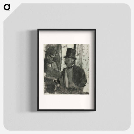 アートポスター-The Two Connoisseurs - エドガー ドガ Poster.