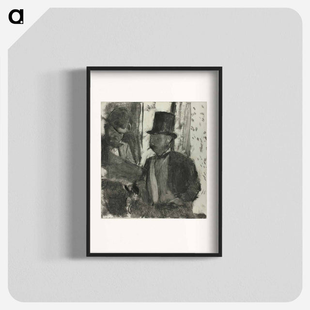 アートポスター-The Two Connoisseurs - エドガー ドガ Poster.