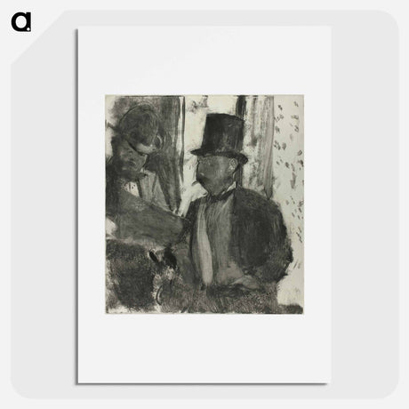 アートポスター-The Two Connoisseurs - エドガー ドガ Poster.