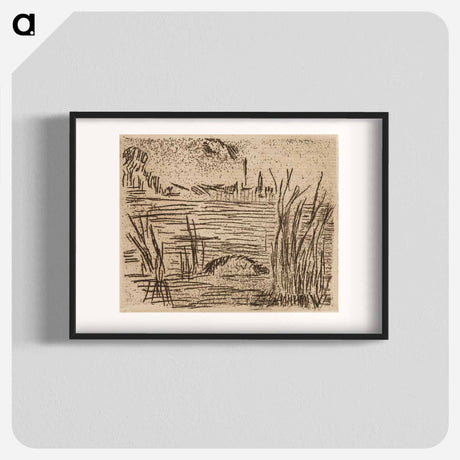 アートポスター-The River in the Plain - エドゥアール マネ Poster.