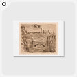アートポストカード-The River in the Plain - エドゥアール マネ Postcard.