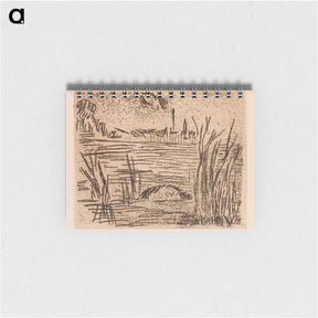 アートメモ帳-The River in the Plain - エドゥアール マネ Memo.