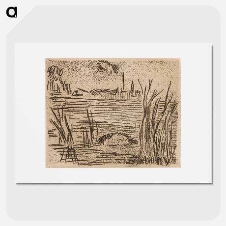 アートポスター-The River in the Plain - エドゥアール マネ Poster.