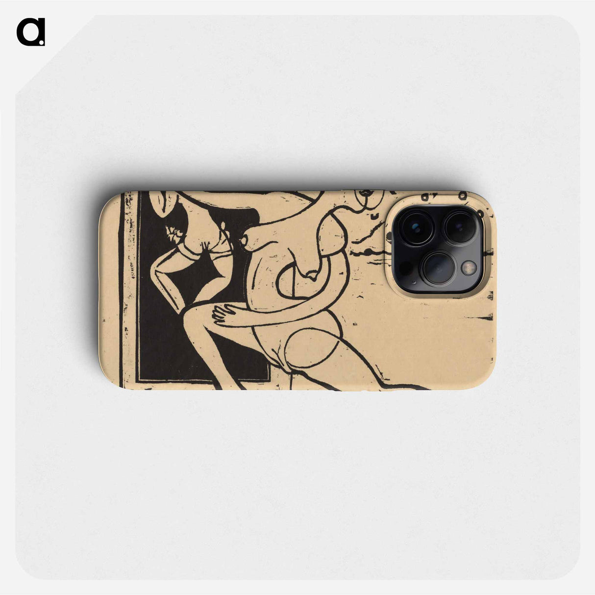 Dancer Practicing - Ernst Ludwig Kirchner Phone Case.