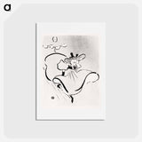 アートポストカード-Jane Avril - アンリ ド トゥールーズ ロートレック Postcard.