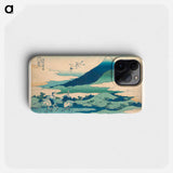 Umezawa Manor in Sagami Province - Katsushika Hokusai Phone Case.