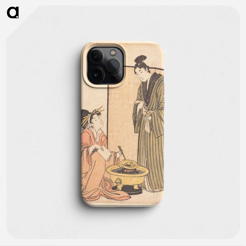 The Seventh Hour of the Night - 喜多川 歌麿 Phone Case.