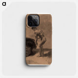 Primitive Being - Odilon Redon Phone Case.