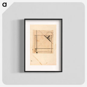 アートポスター-Study for Simultaneous compositions XXII - テオ ファン ドゥースブルフ Poster.