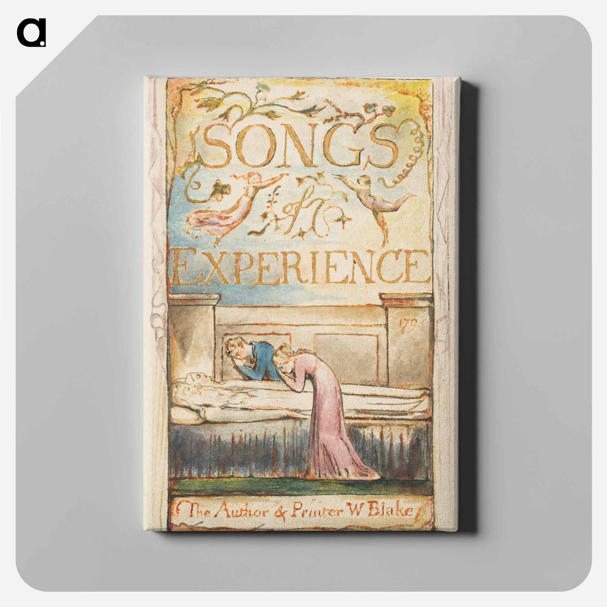 アートパネル-Songs of Experience - ウィリアム ブレイク Canvas.