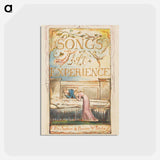 アートポストカード-Songs of Experience - ウィリアム ブレイク Postcard.