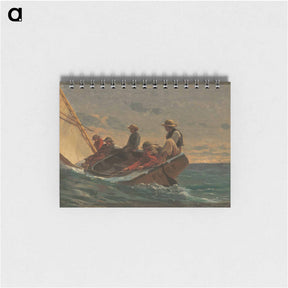 アートメモ帳-The Flirt - ウィンスロー ホーマー Memo.