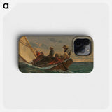 The Flirt - Winslow Homer Phone Case.