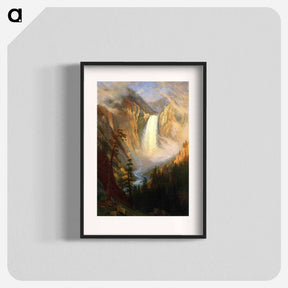 アートポスター-Yellowstone Falls - アルバート ビアスタット Poster.