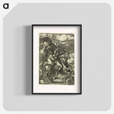 The Abduction of Proserpine on a Unicorn - アルブレヒト デューラー Poster.