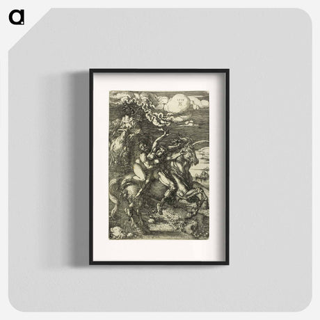 アートポスター-The Abduction of Proserpine on a Unicorn - アルブレヒト デューラー Poster.