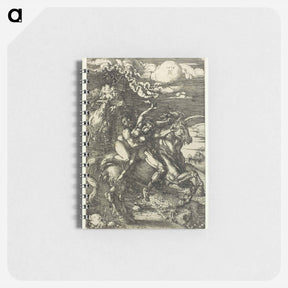 アートメモ帳-The Abduction of Proserpine on a Unicorn - アルブレヒト デューラー Memo.