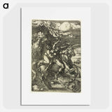 The Abduction of Proserpine on a Unicorn - アルブレヒト デューラー Poster.