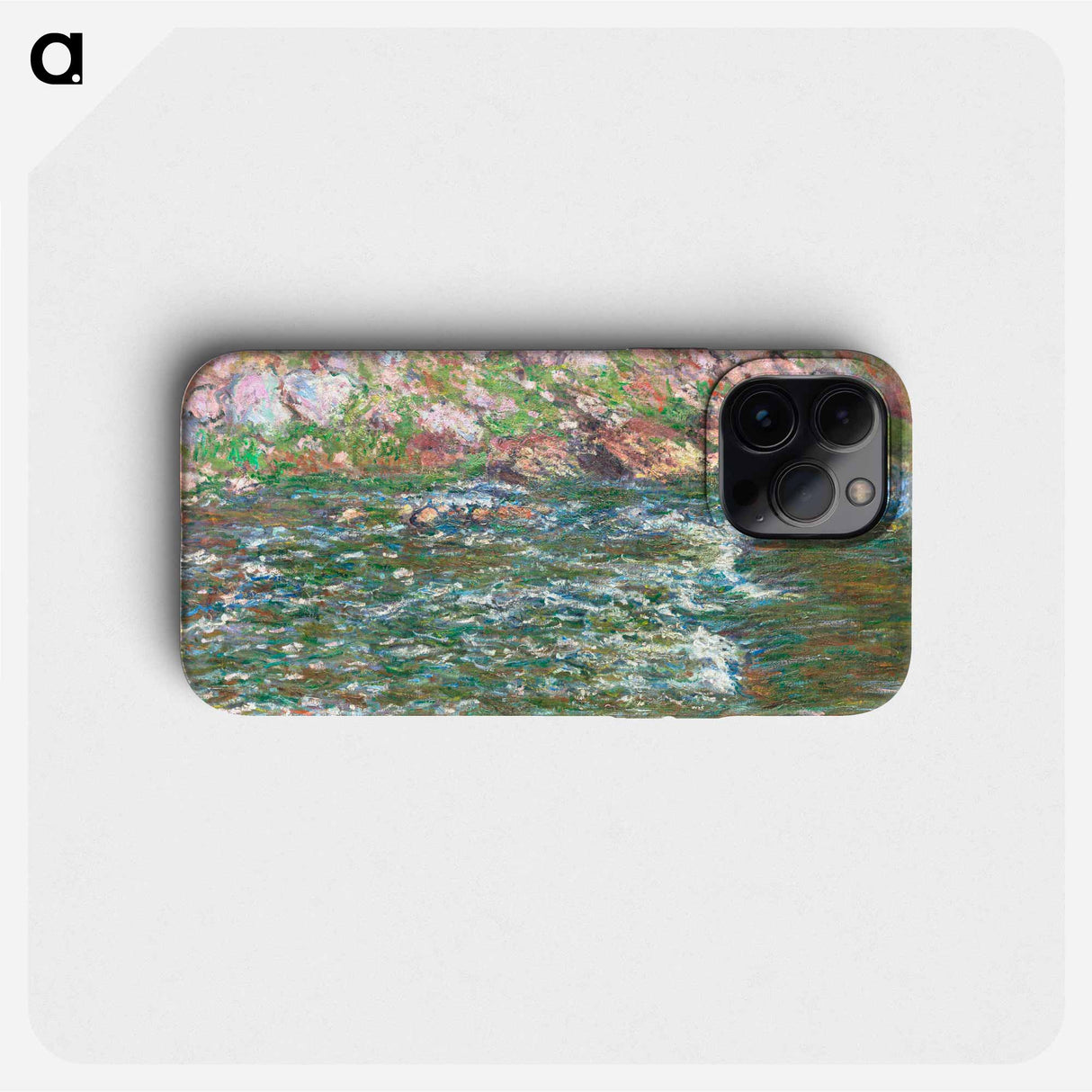 Rapids on the Petite Creuse at Fresselines - クロード モネ Phone Case.