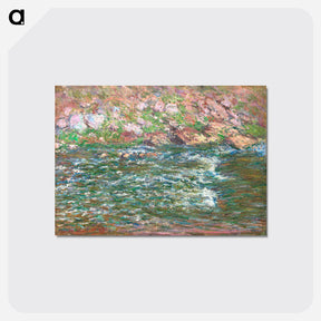 アートポストカード-Rapids on the Petite Creuse at Fresselines - クロード モネ Postcard.