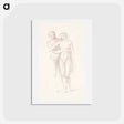 アートポストカード-The Fates: Study of the Lovers - エドワード バーン ジョーンズ Postcard.