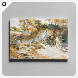 Landscape with Palmettos - ジョン シンガー サージェント Canvas.