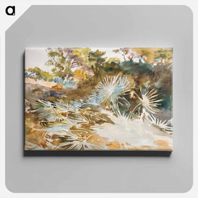 アートパネル-Landscape with Palmettos - ジョン シンガー サージェント Canvas.