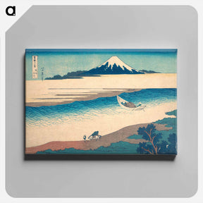 アートパネル-Tama River in Musashi Province - 葛飾 北斎 Canvas.