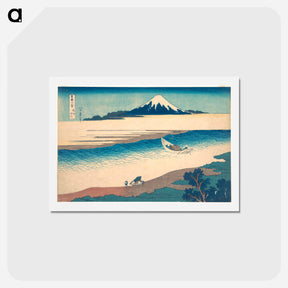 アートポストカード-Tama River in Musashi Province - 葛飾 北斎 Postcard.